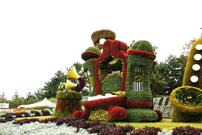 楽器のモザイカルチャー・植物アート