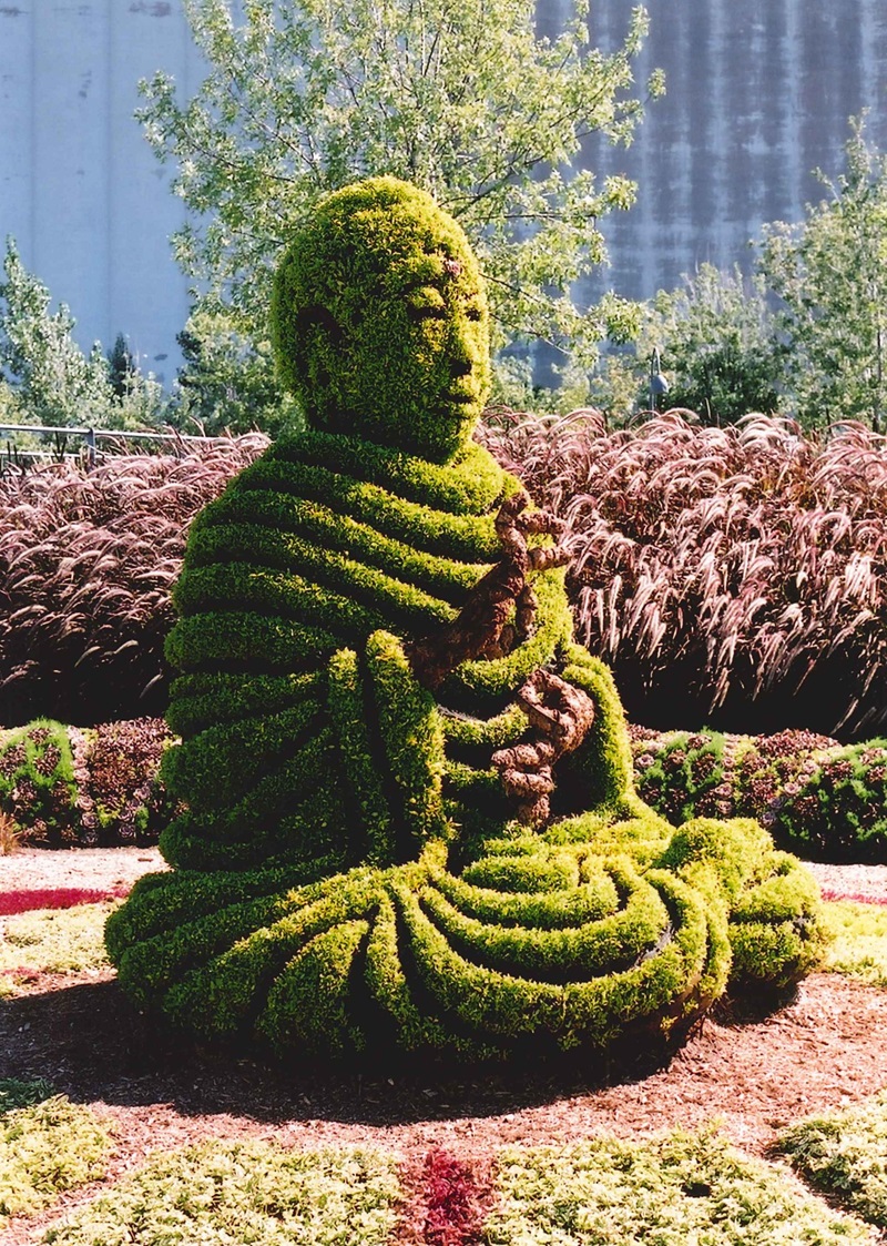 大仏のモザイカルチャー・植物アート – 植物アート・トピアリー制作 